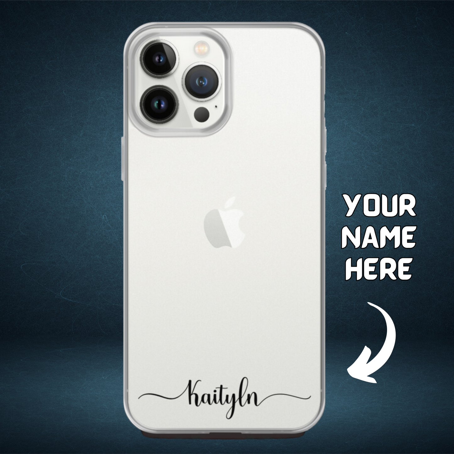 Clear Personalized Phone Case