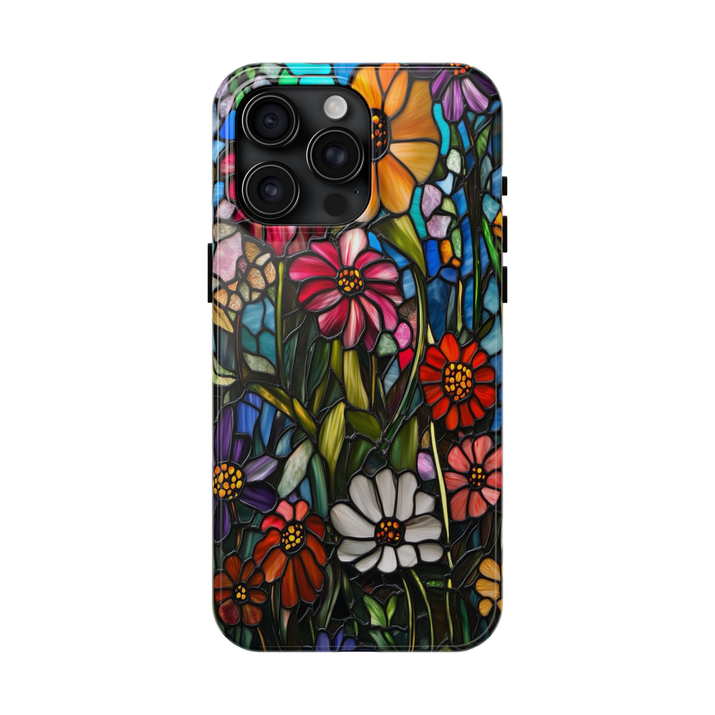 Stained Glass Wildflower Look