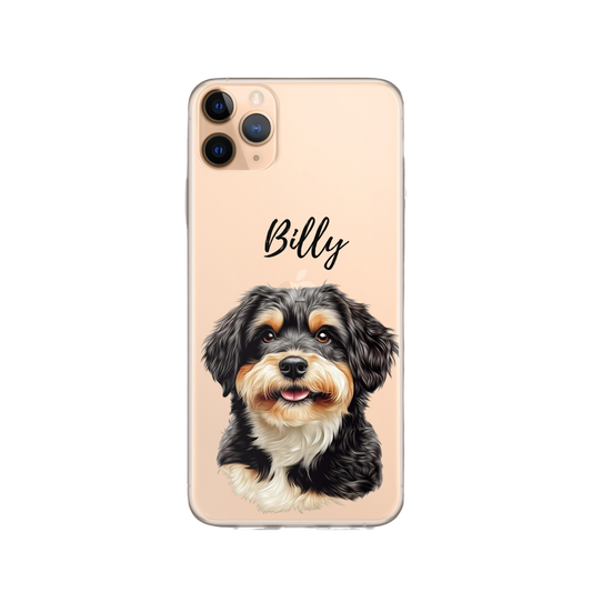 Custom Pet Photo iPhone Transparent Case